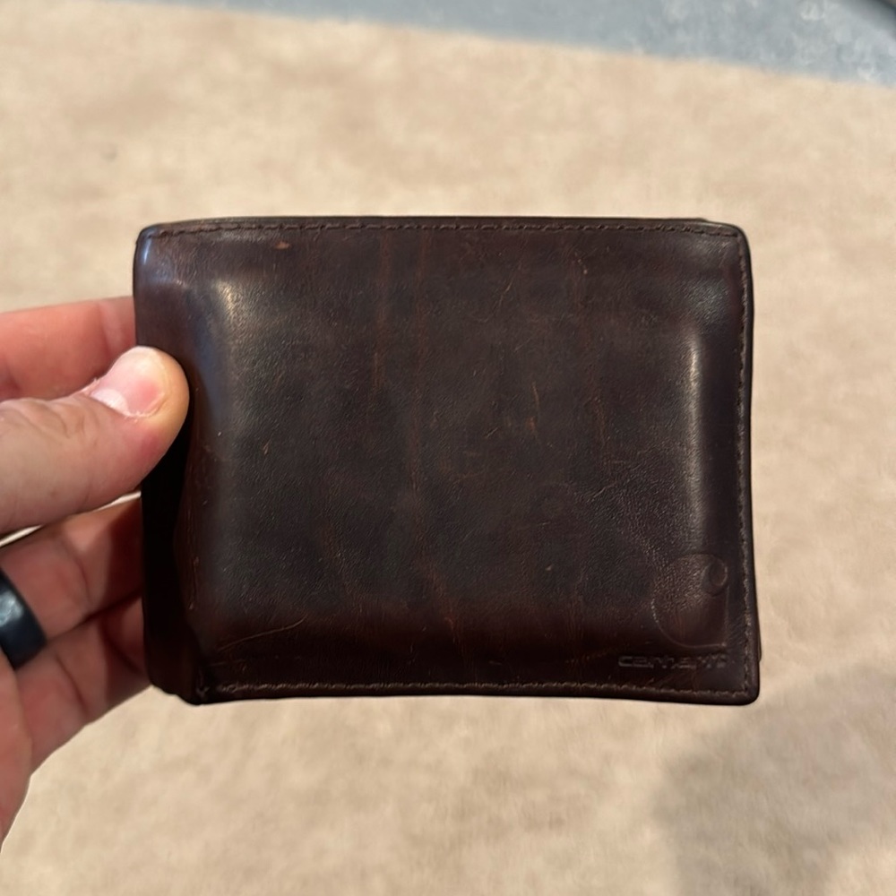 Carhartt leather wallet lightly used